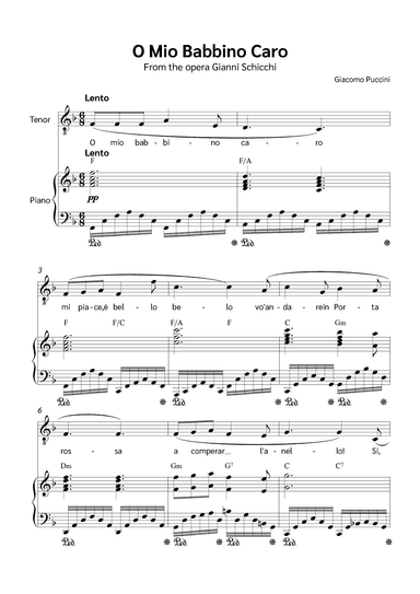 O Mio Babbino Caro (arr. Jackson Spindler)