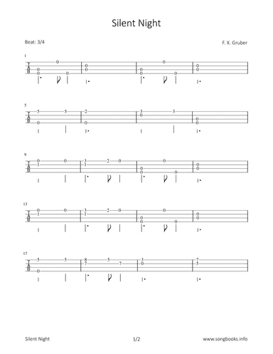 Silent night (arr. Bettina Schipp)