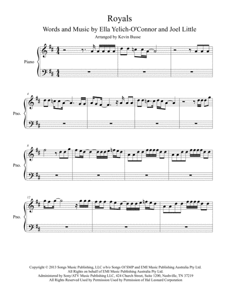 Royals (arr. Kevin Busse)