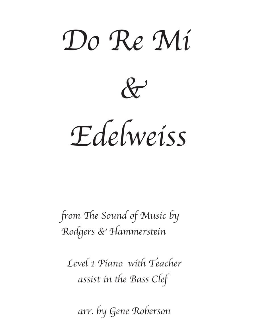Do-re-mi (arr. Gene Roberson)