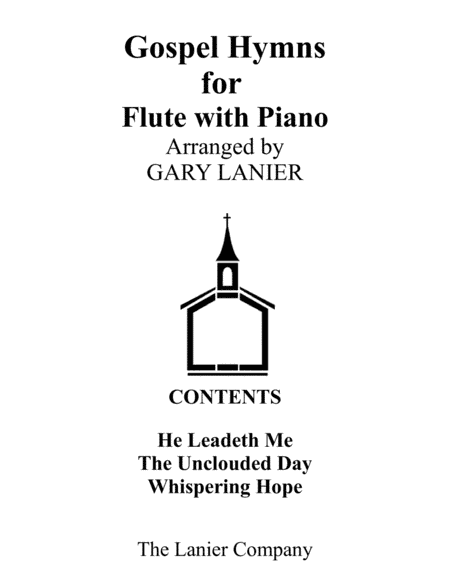 Gospel Hymns for Flute (Flute with Piano Accompaniment) (arr. Gary Lanier)