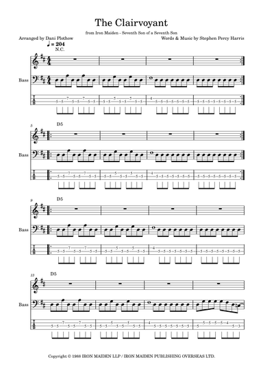 The Clairvoyant (arr. Dani Plothow)