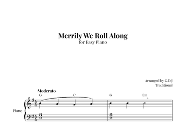 Merrily We Roll Along (arr. GDJ)