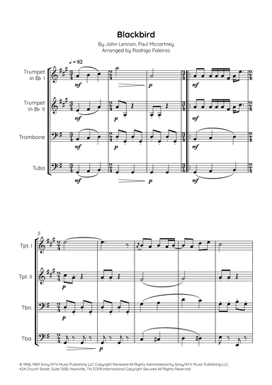 Blackbird (arr. Rodrigo Faleiros)