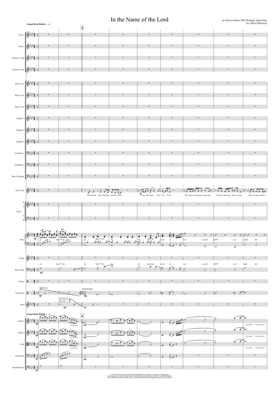 In The Name Of The Lord (arr. Daryl McKenzie)