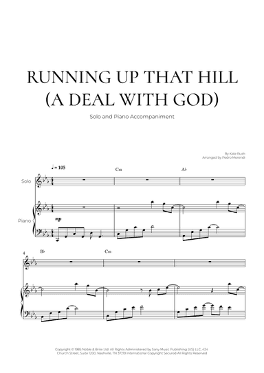 Running Up That Hill (arr. Pedro Merendi)