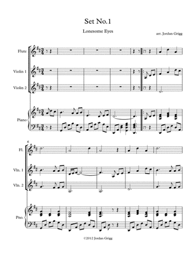 Fiddle Set No.1 (arr. Jordan Grigg)