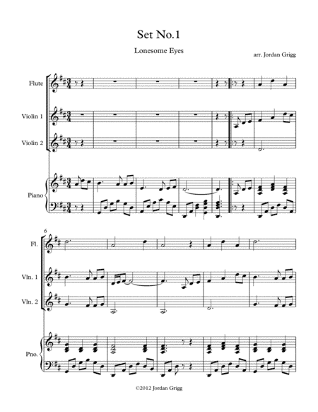 Fiddle Set No.1 (arr. Jordan Grigg)