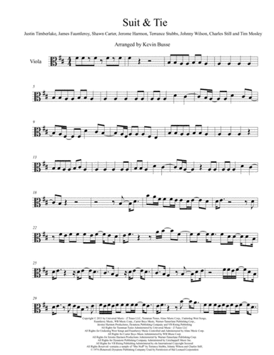 Suit & Tie (arr. Kevin Busse)