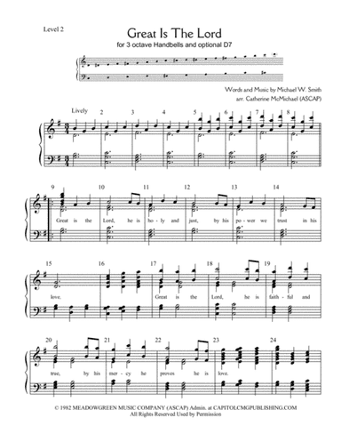 Great Is The Lord (arr. Catherine McMichael)