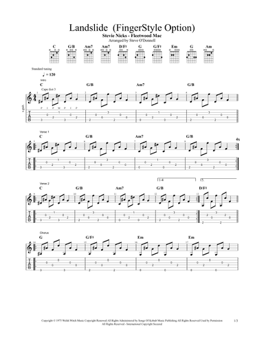 Landslide (arr. Steve O'Donnell)