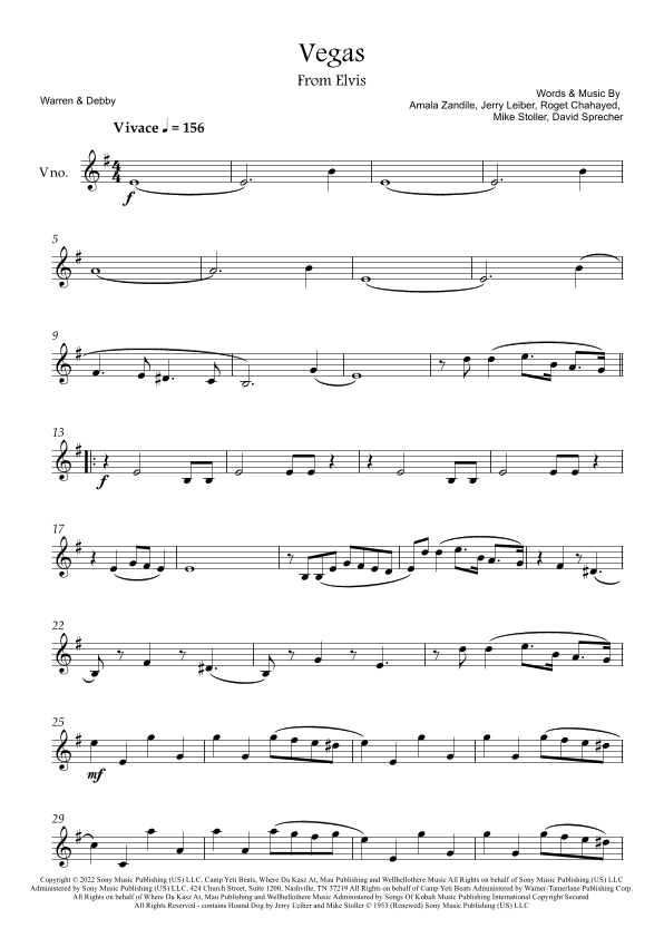 Vegas (arr. Warren & Debby)