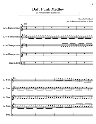 Daft Punk (arr. Jman)