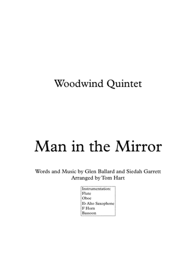 Man In The Mirror (arr. Tom Hart)