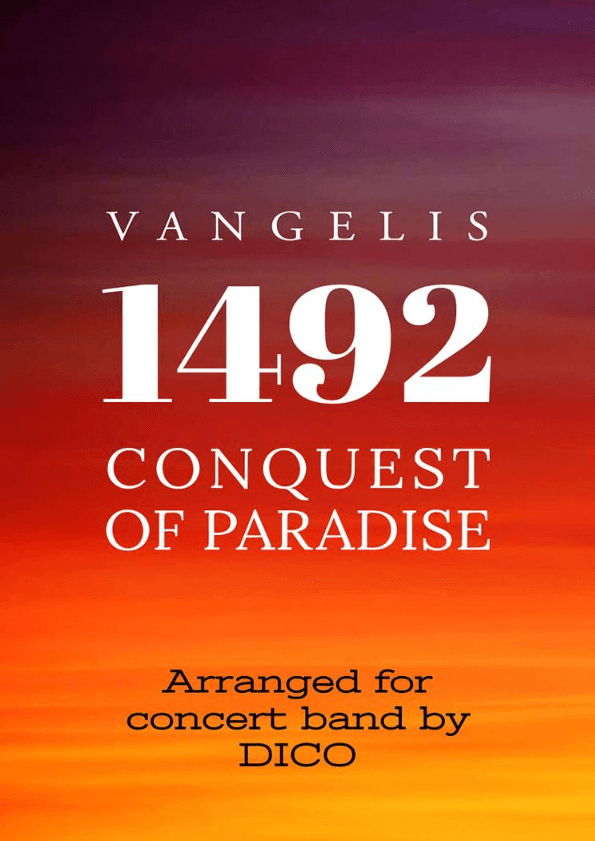 Conquest Of Paradise (arr. Dico)