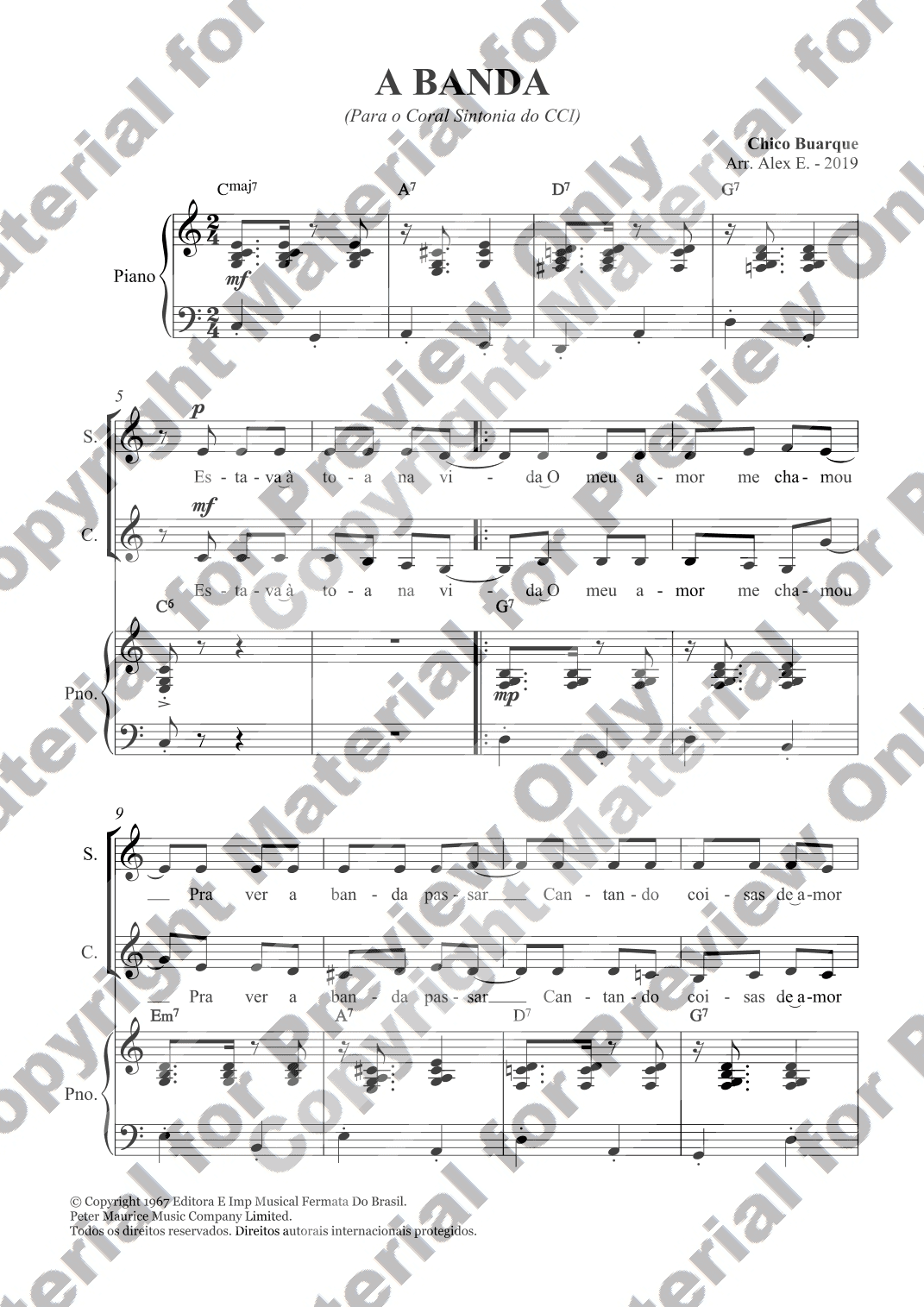 A Banda (arr. Alex E.)