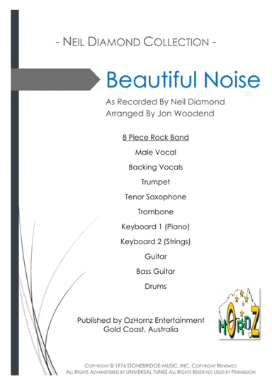 Beautiful Noise (arr. Jon Woodend)