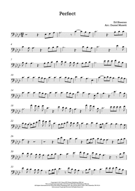 Perfect (arr. Daniel Moretti)
