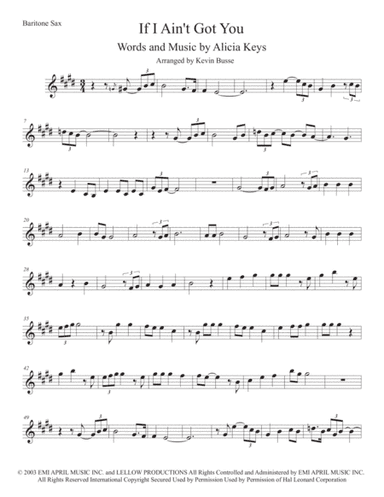 If I Ain't Got You (arr. Kevin Busse)