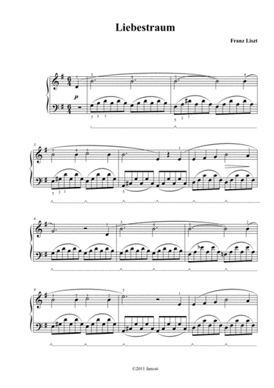 Liebestraum (Dream of Love) (arr. Thomas Jancso)