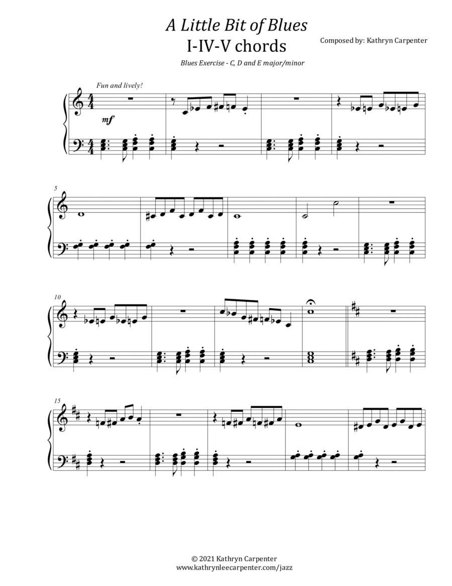 A Little Bit of Blues (Blues Exercise)
