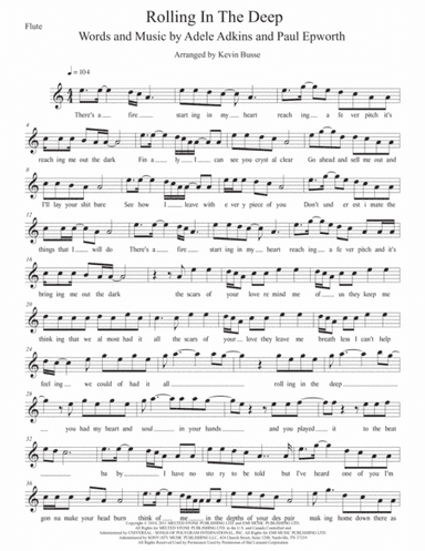Rolling In The Deep (arr. Kevin Busse)