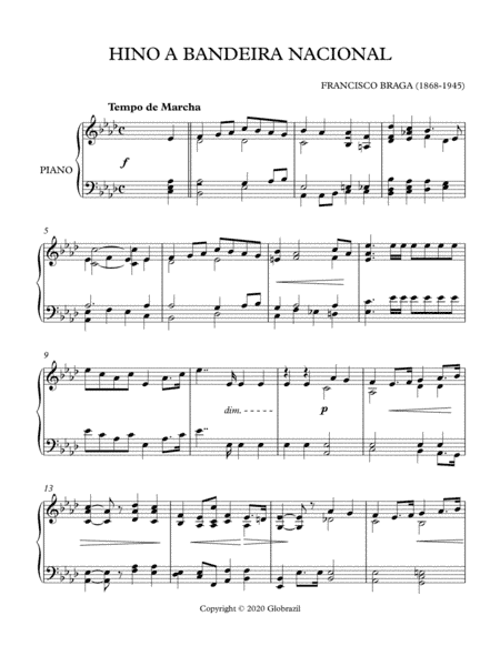 HINO A BANDEIRA (arr. Globrazil)