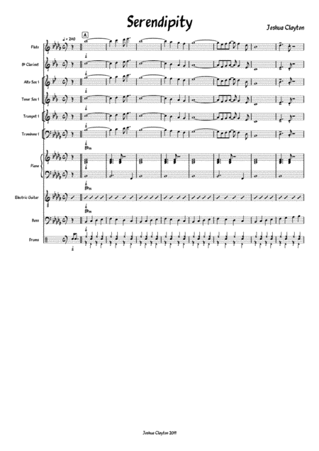 Serendipity - Coltrane influenced bebop tune.