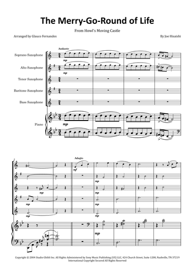 Merry-go-round Of Life (arr. Glauco Fernandes)