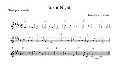 Silent Night (arr. DIEGO NOGUEIRA DE SIQUEIRA)