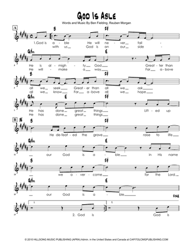 God Is Able (arr. Brian Kim)