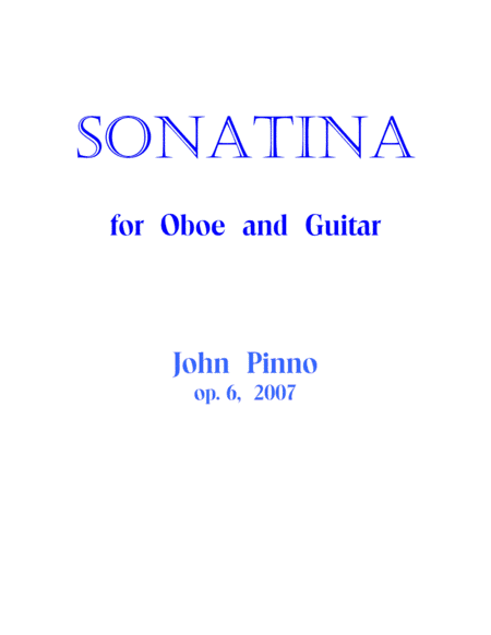 Sonatina for Oboe and Guitar