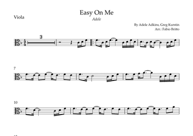 Easy On Me (arr. Fabio Britto)
