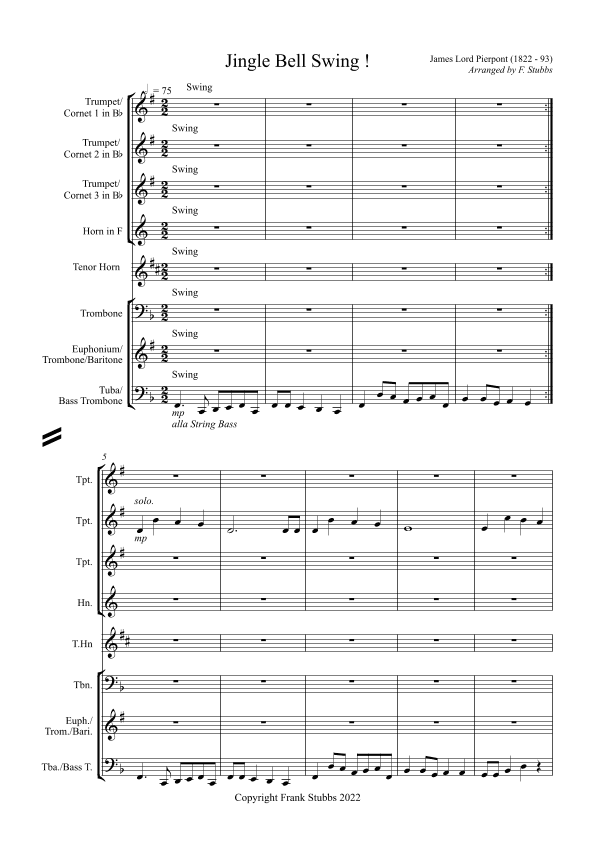 Jingle Bell Swing! (arr. Frank Stubbs)