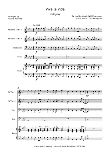 Viva La Vida (arr. Marival Moreira)