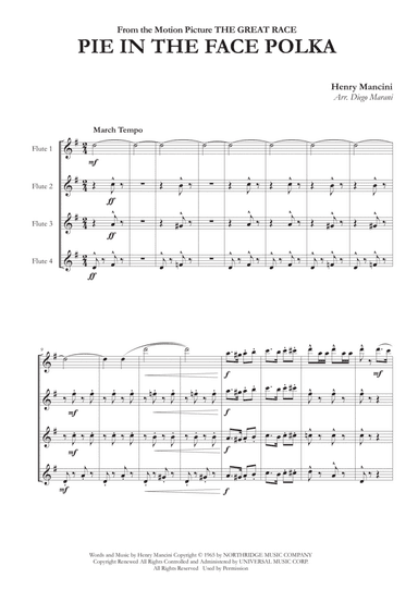 Pie In The Face Polka (arr. Diego Marani)