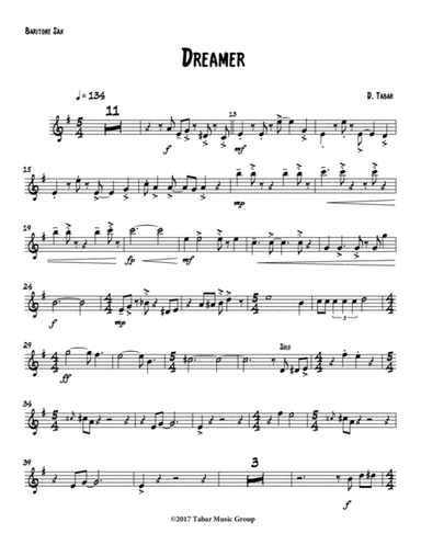 Dreamer (Baritone Sax)