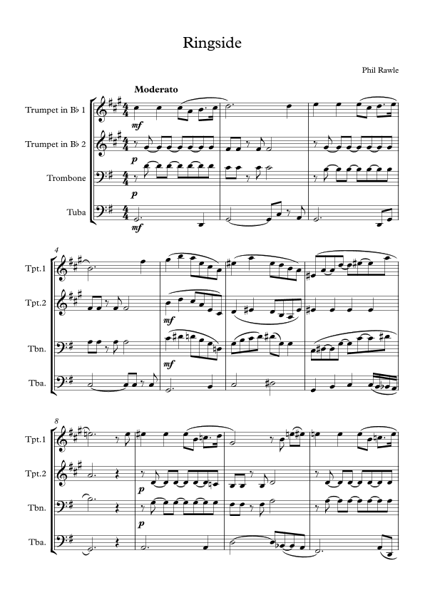 Ringside - Brass Quartet