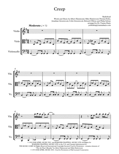 Creep (arr. Dr. Tianna Heppner)