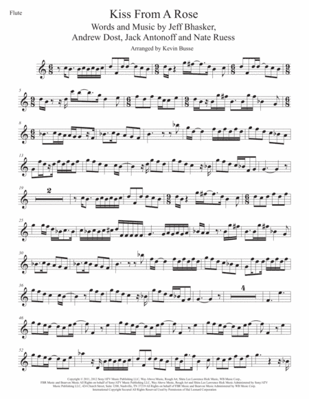 Kiss From A Rose (arr. Kevin Busse)