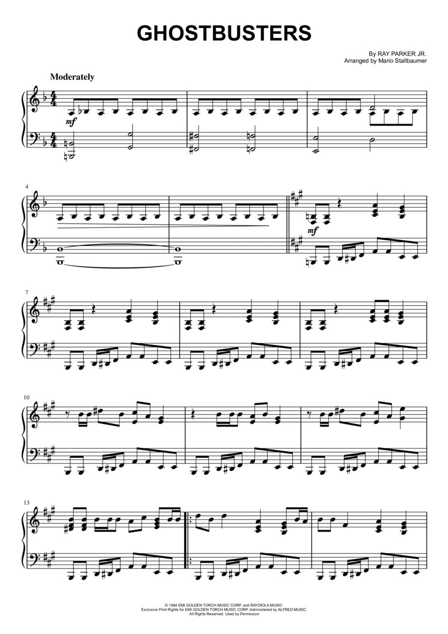 Ghostbusters (arr. Mario Stallbaumer)