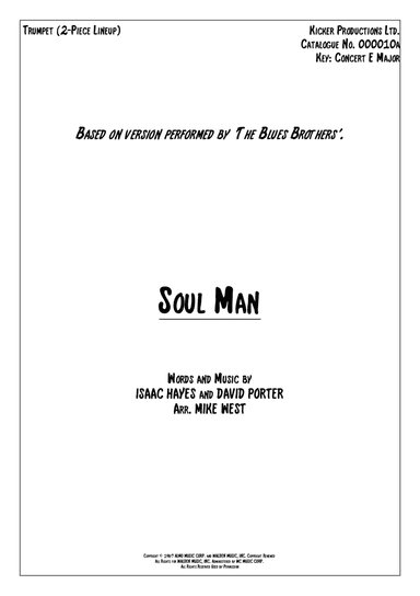 Soul Man (arr. Mike West)