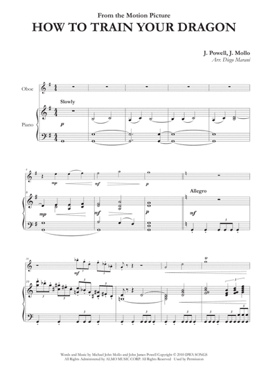 How To Train Your Dragon (arr. Diego Marani)