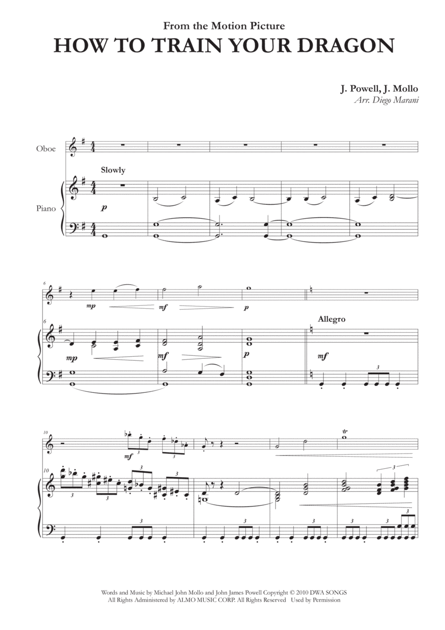 How To Train Your Dragon (arr. Diego Marani)