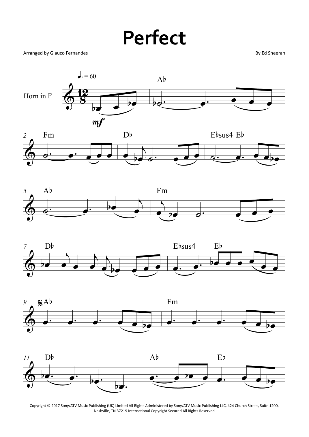 Perfect (arr. Glauco Fernandes)
