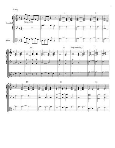 Lag Ja Gale (arr. Lloyd George)