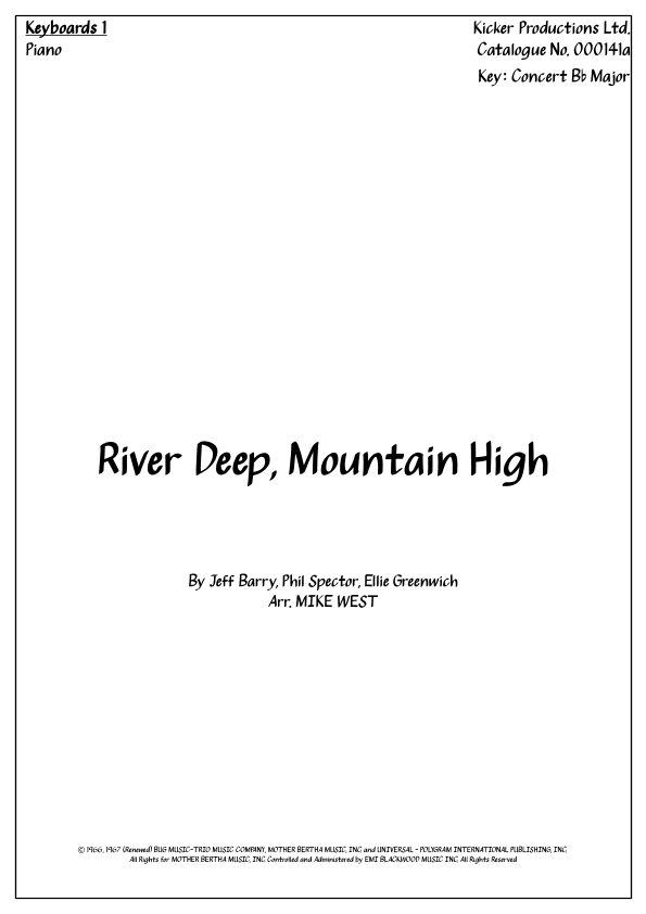 River Deep - Mountain High (arr. Michael Storeton-West)