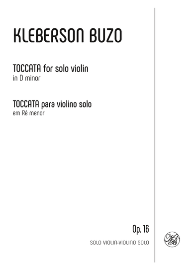 Toccata for Solo Violin op. 16