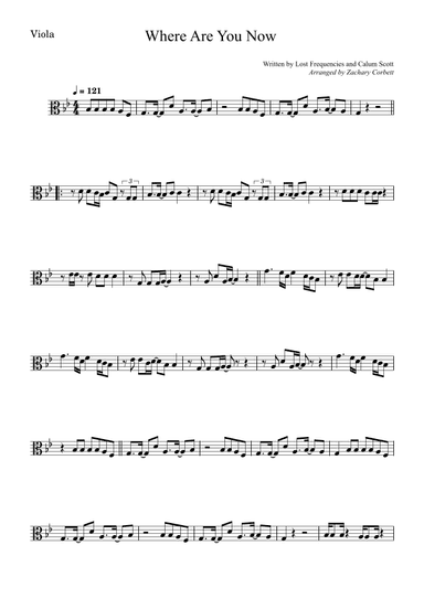 Where Are You Now (arr. Zachary Corbett)