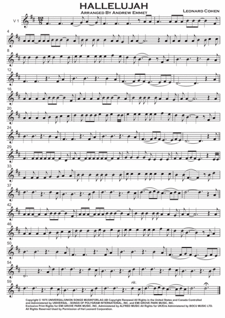Hallelujah (arr. Andrew Emmet)